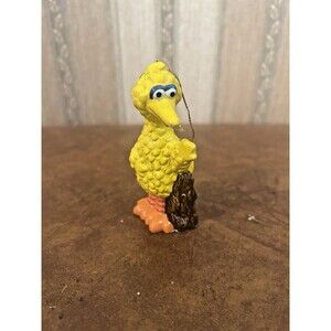 Vintage 1971 1977 MUPPETS Inc Big Bird Sesame Street Ceramic Christmas Ornament